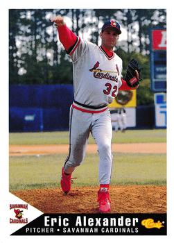 1994 Classic Best Savannah Cardinals #2 Eric Alexander Front