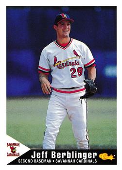 1994 Classic Best Savannah Cardinals #6 Jeff Berblinger Front