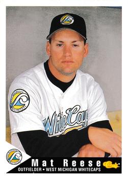 1994 Classic Best West Michigan Whitecaps #20 Mat Reese Front