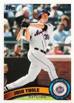 2011 Topps New York Mets #NYM2 Josh Thole Front