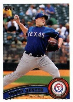 2011 Topps Texas Rangers #TEX10 Tommy Hunter Front