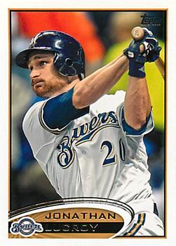 2012 Topps Milwaukee Brewers #MIL13 Jonathan Lucroy Front