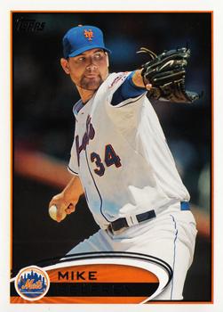 2012 Topps New York Mets #NYM2 Mike Pelfrey Front