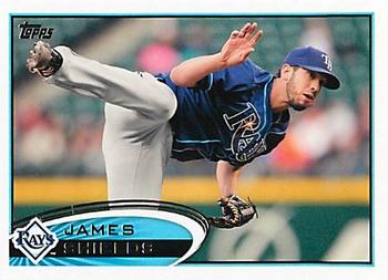 2012 Topps Tampa Bay Rays #TB8 James Shields Front