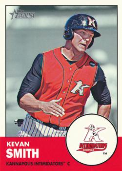 2012 Topps Heritage Minor League #41 Kevan Smith Front
