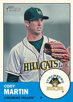 2012 Topps Heritage Minor League #110 Cody Martin Front