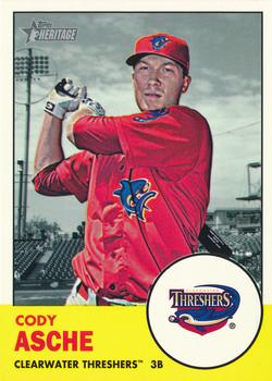 2012 Topps Heritage Minor League #115 Cody Asche Front