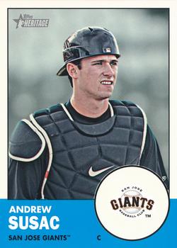 2012 Topps Heritage Minor League #176 Andrew Susac Front