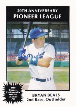 1988 Sport Pro Great Falls Dodgers #19 Bryan Beals Front