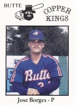 1989 Sport Pro Butte Copper Kings #9 Jose Borges Front