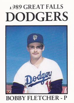 1989 Sport Pro Great Falls Dodgers #27 Bobby Fletcher Front