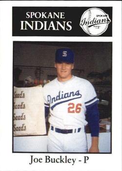 1989 Sport Pro Spokane Indians #7 Joe Buckley Front
