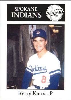 1989 Sport Pro Spokane Indians #14 Kerry Knox Front