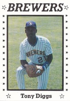 1990 Sport Pro Helena Brewers #9 Tony Diggs Front