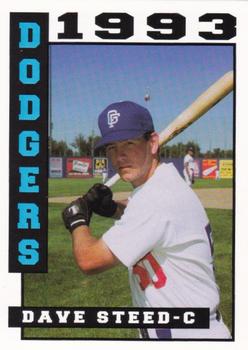 1993 Sport Pro Great Falls Dodgers #15 Dave Steed Front