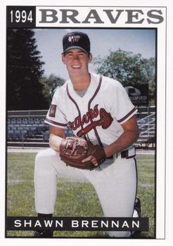 1994 Sport Pro Idaho Falls Braves #7 Shawn Brennan Front