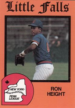 1988 Pucko Little Falls Mets #5 Ron Height Front
