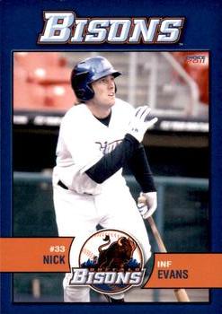 2011 Choice Buffalo Bisons #06 Nick Evans Front