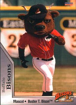 2008 Choice Buffalo Bisons #26 Buster T. Bison Front
