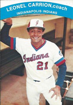 1984 Indianapolis Indians #3 Leonel Carrion Front