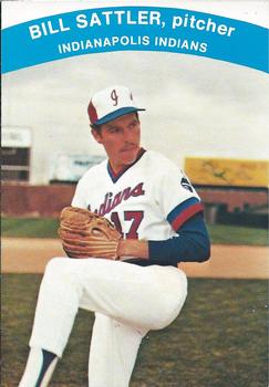 1984 Indianapolis Indians #19 Bill Sattler Front