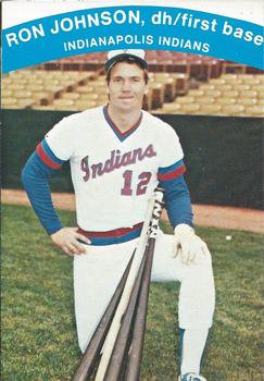 1984 Indianapolis Indians #24 Ron Johnson Front