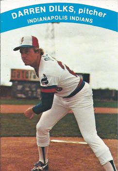 1984 Indianapolis Indians #27 Darren Dilks Front