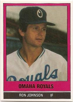 1986 TCMA Omaha Royals #2 Ron Johnson Front
