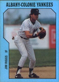 1985 TCMA Albany-Colonie Yankees #18 Jim Riggs Front