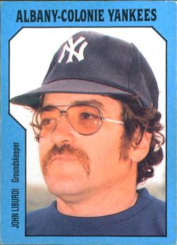 1985 TCMA Albany-Colonie Yankees #34 John Liburdi Front