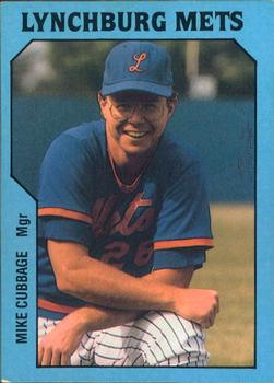 1985 TCMA Lynchburg Mets #1 Mike Cubbage Front