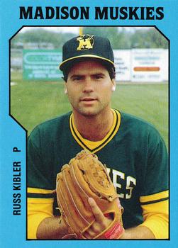 1985 TCMA Madison Muskies #19 Russell Kibler Front