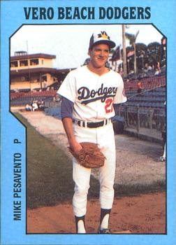1985 TCMA Vero Beach Dodgers #22 Mike Pesavento Front