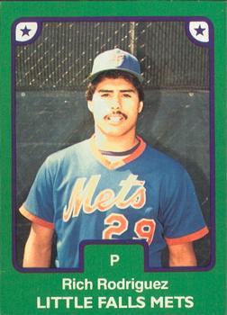 1984 TCMA Little Falls Mets #25 Rich Rodriguez Front