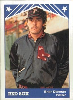 1983 TCMA Pawtucket Red Sox #5 Brian Denman Front