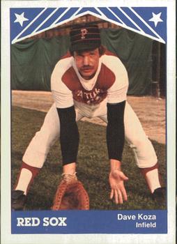 1983 TCMA Pawtucket Red Sox #17 Dave Koza Front