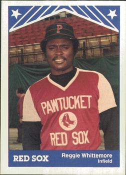 1983 TCMA Pawtucket Red Sox #19 Reggie Whittemore Front