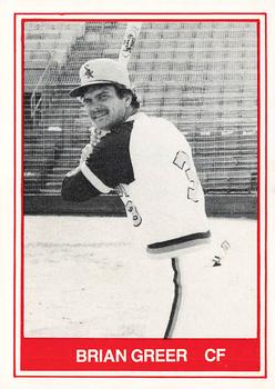 1982 TCMA Amarillo Gold Sox #2 Brian Greer Front