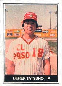 1982 TCMA El Paso Diablos #22 Derek Tatsuno Front