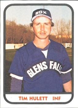 1981 TCMA Glens Falls White Sox #12 Tim Hulett Front