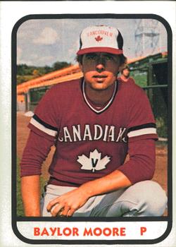 1981 TCMA Vancouver Canadians #10 Balor Moore Front