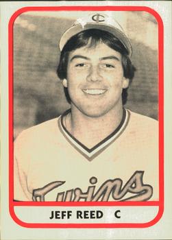 1981 TCMA Wisconsin Rapids Twins #14 Jeff Reed Front
