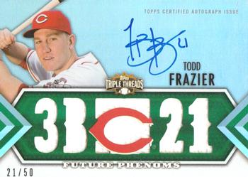 2012 Topps Triple Threads - Emerald #116 Todd Frazier Front