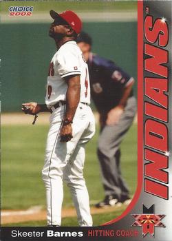 2002 Choice Indianapolis Indians #03 Skeeter Barnes Front