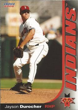 2002 Choice Indianapolis Indians #12 Jayson Durocher Front