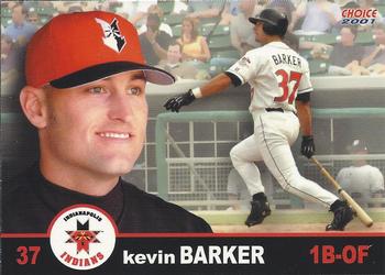 2001 Choice Indianapolis Indians #02 Kevin Barker Front