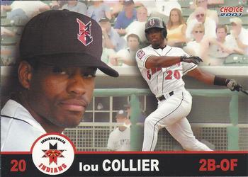 2001 Choice Indianapolis Indians #07 Lou Collier Front