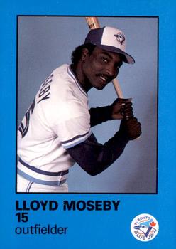 1986 Toronto Blue Jays Fire Safety #NNO Lloyd Moseby Front