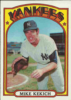1972 Topps #138 Mike Kekich Front