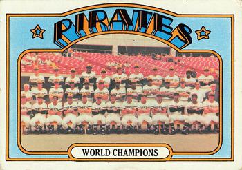 1972 Topps #1 World Champions (Pittsburgh Pirates) Front